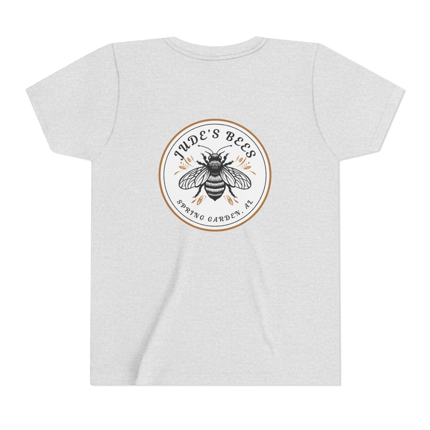 Jude's Bees Youth Bee Graphic Tee, Cute Kids Shirt, Insect Lover Gift, Summer Fashion, Trendy Playwear