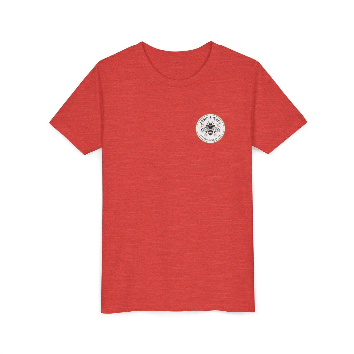 Jude's Bees Youth Bee Graphic Tee, Cute Kids Shirt, Insect Lover Gift, Summer Fashion, Trendy Playwear
