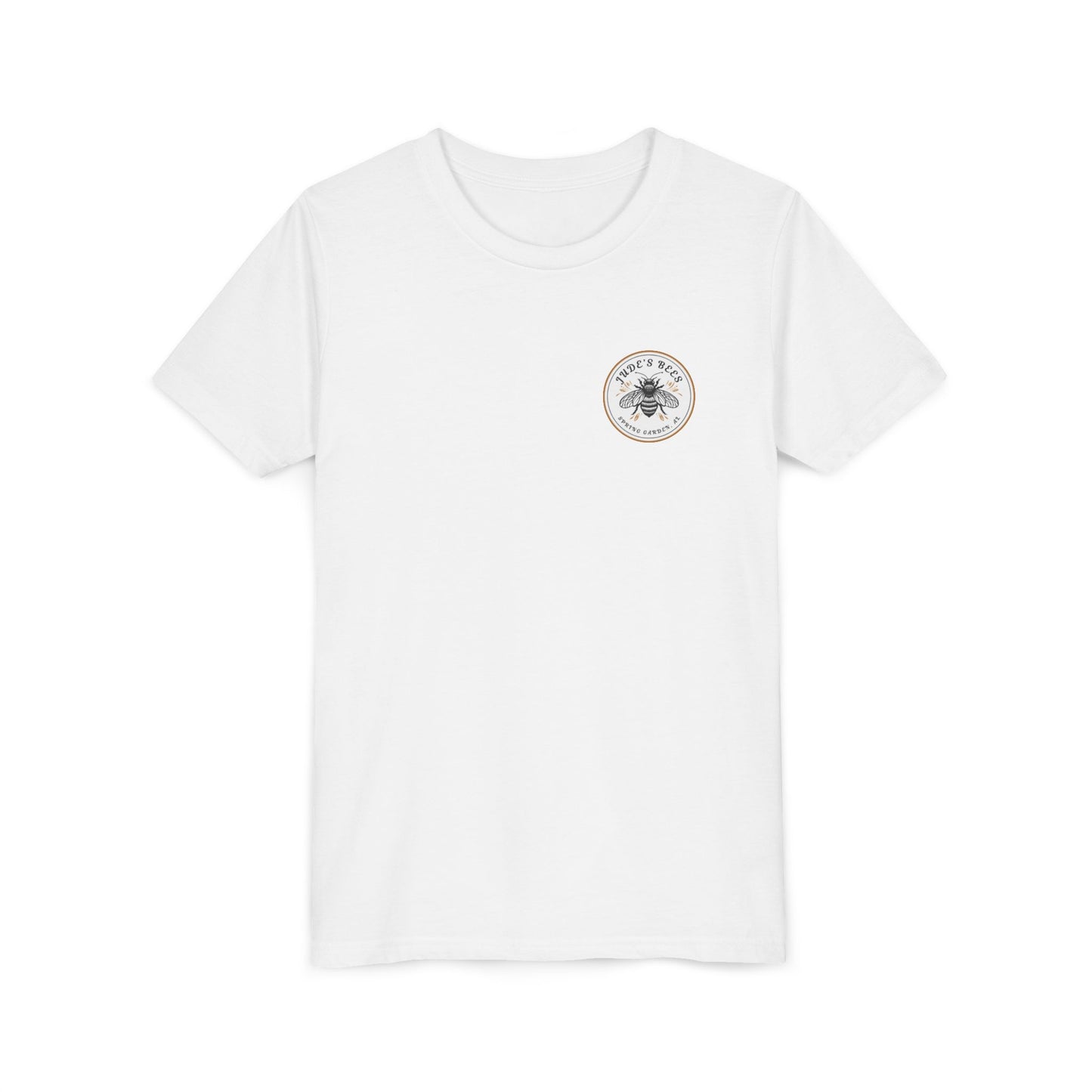 Jude's Bees Youth Bee Graphic Tee, Cute Kids Shirt, Insect Lover Gift, Summer Fashion, Trendy Playwear