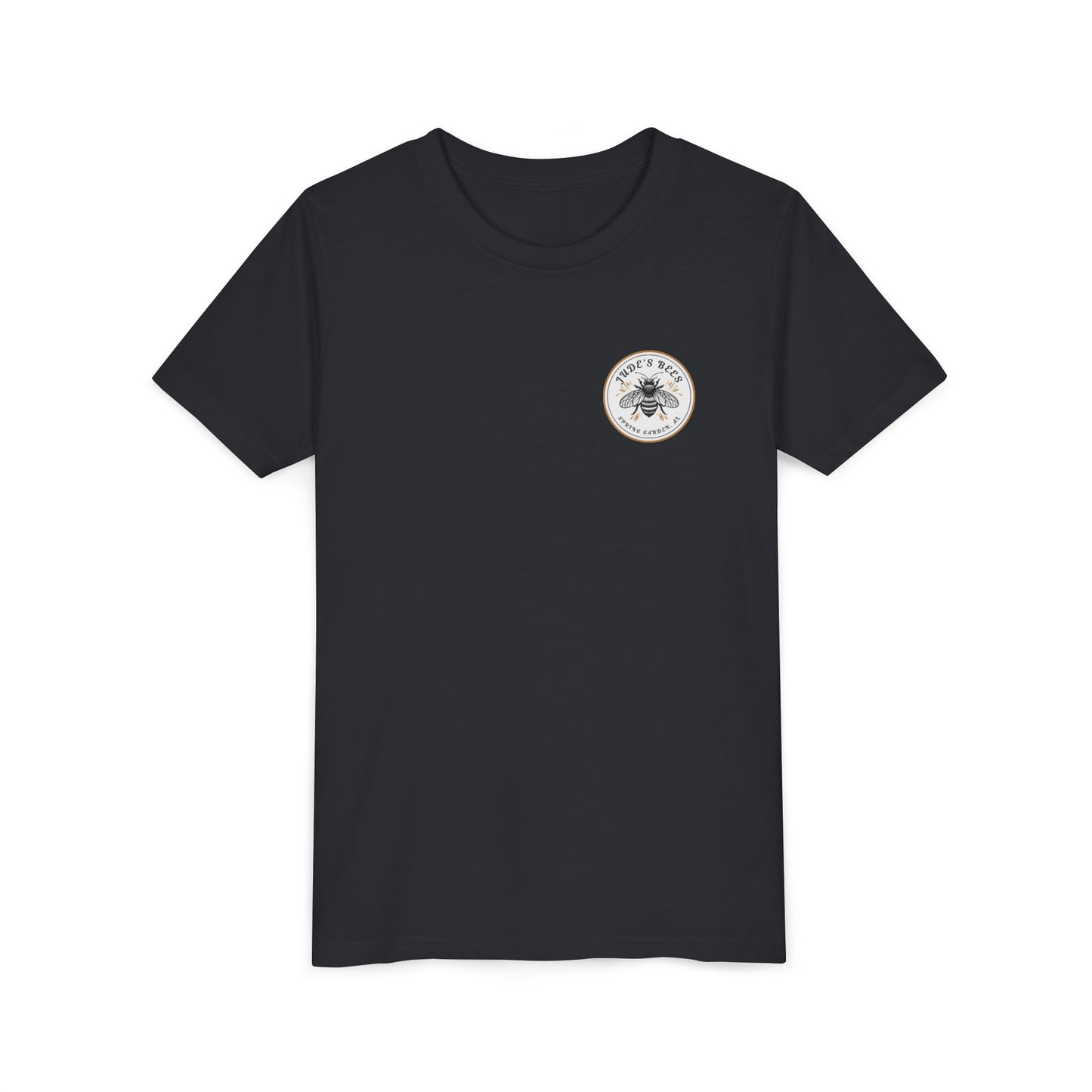 Jude's Bees Youth Bee Graphic Tee, Cute Kids Shirt, Insect Lover Gift, Summer Fashion, Trendy Playwear