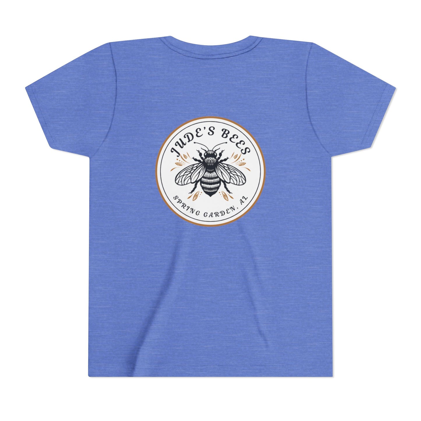 Jude's Bees Youth Bee Graphic Tee, Cute Kids Shirt, Insect Lover Gift, Summer Fashion, Trendy Playwear