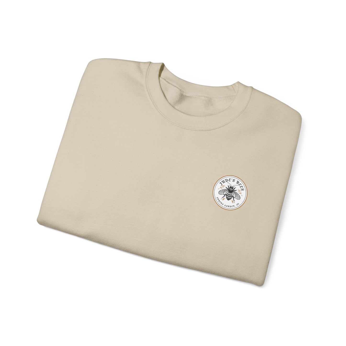 Jude's Bees -Inspired Unisex Crewneck Sweatshirt, Cozy Sweatshirt, Gift for Beekeepers, Cute Bee Design, Perfect for Fall