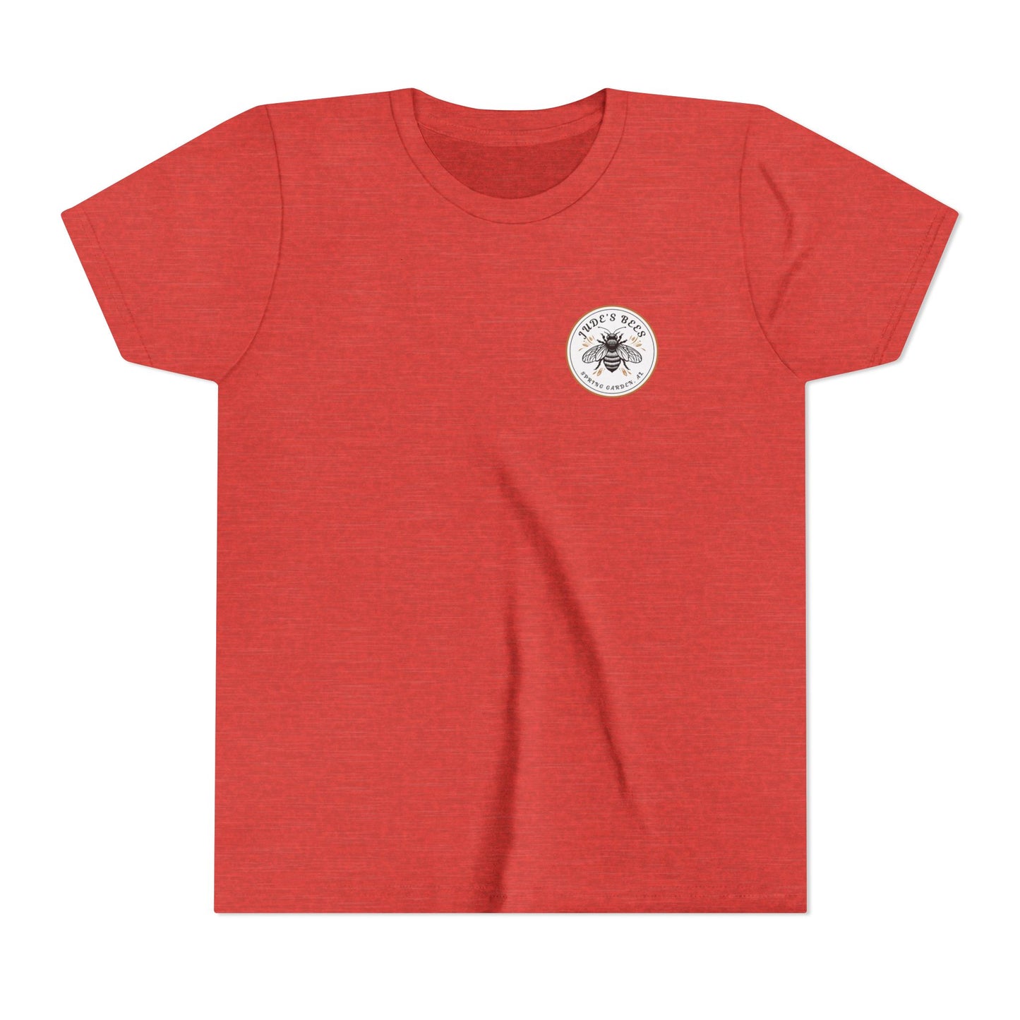 Jude's Bees Youth Bee Graphic Tee, Cute Kids Shirt, Insect Lover Gift, Summer Fashion, Trendy Playwear