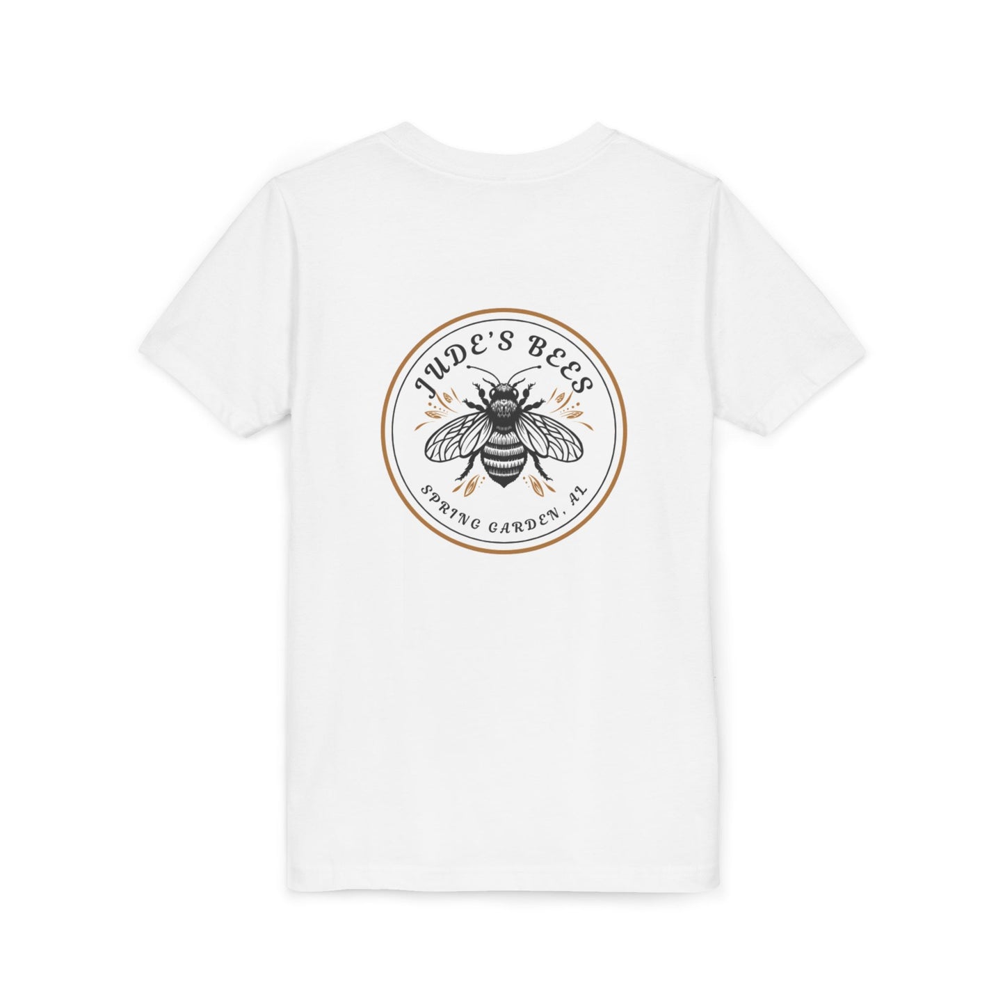 Jude's Bees Youth Bee Graphic Tee, Cute Kids Shirt, Insect Lover Gift, Summer Fashion, Trendy Playwear