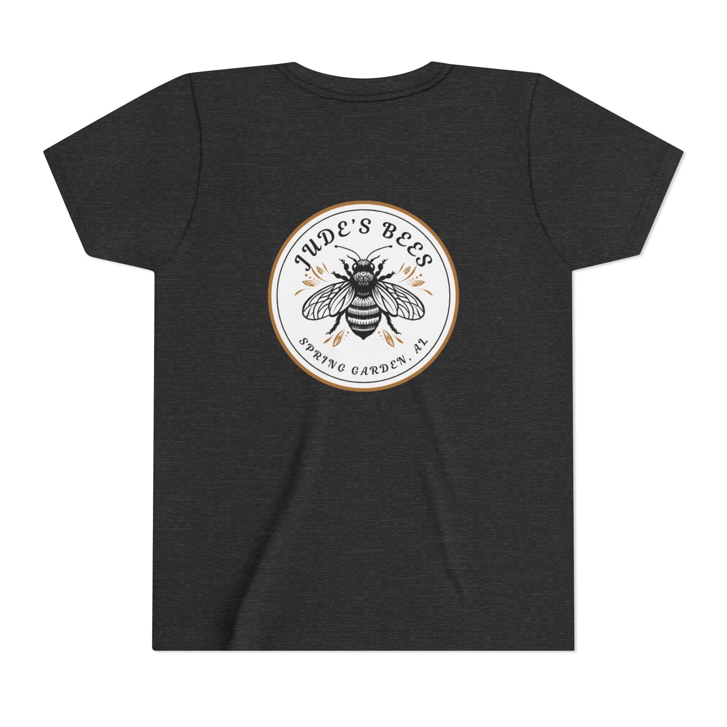 Jude's Bees Youth Bee Graphic Tee, Cute Kids Shirt, Insect Lover Gift, Summer Fashion, Trendy Playwear