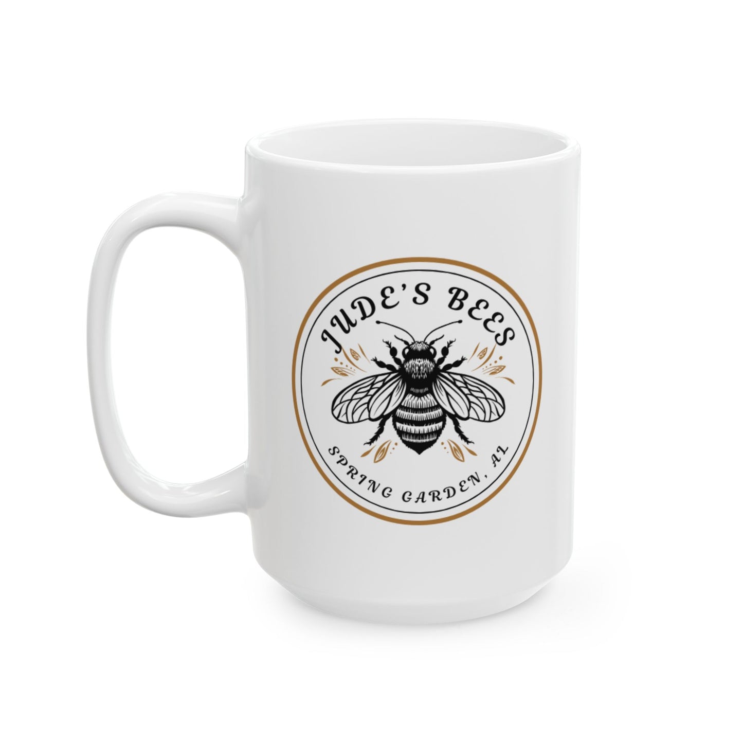Jude's Bees Ceramic Mug - Perfect for Eco-Lovers, Gift for Nature Enthusiasts, Eco-Friendly Tea/Coffee Mug, Bee Themed Gift, 11oz & [...]