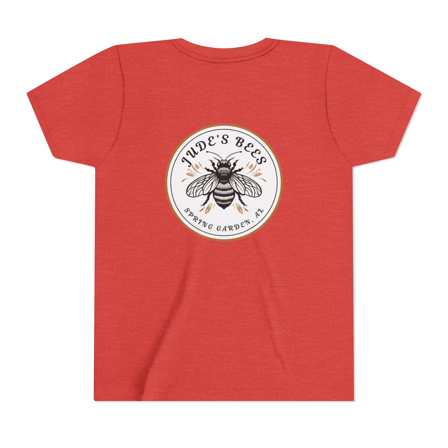 Jude's Bees Youth Bee Graphic Tee, Cute Kids Shirt, Insect Lover Gift, Summer Fashion, Trendy Playwear