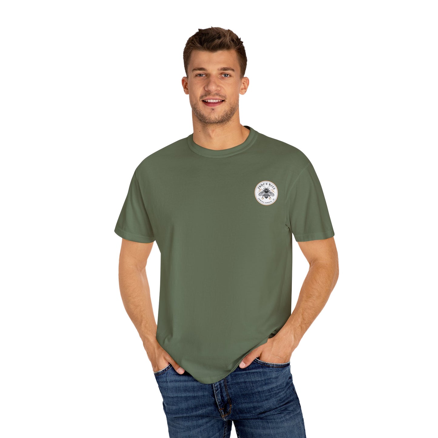 Jude's Bees is Buzzing with Style: Custom Unisex Bee T-Shirt for Nature Lovers, Gift for Gardeners, Summer Essential, Bee Enthusiast Tee, [...]
