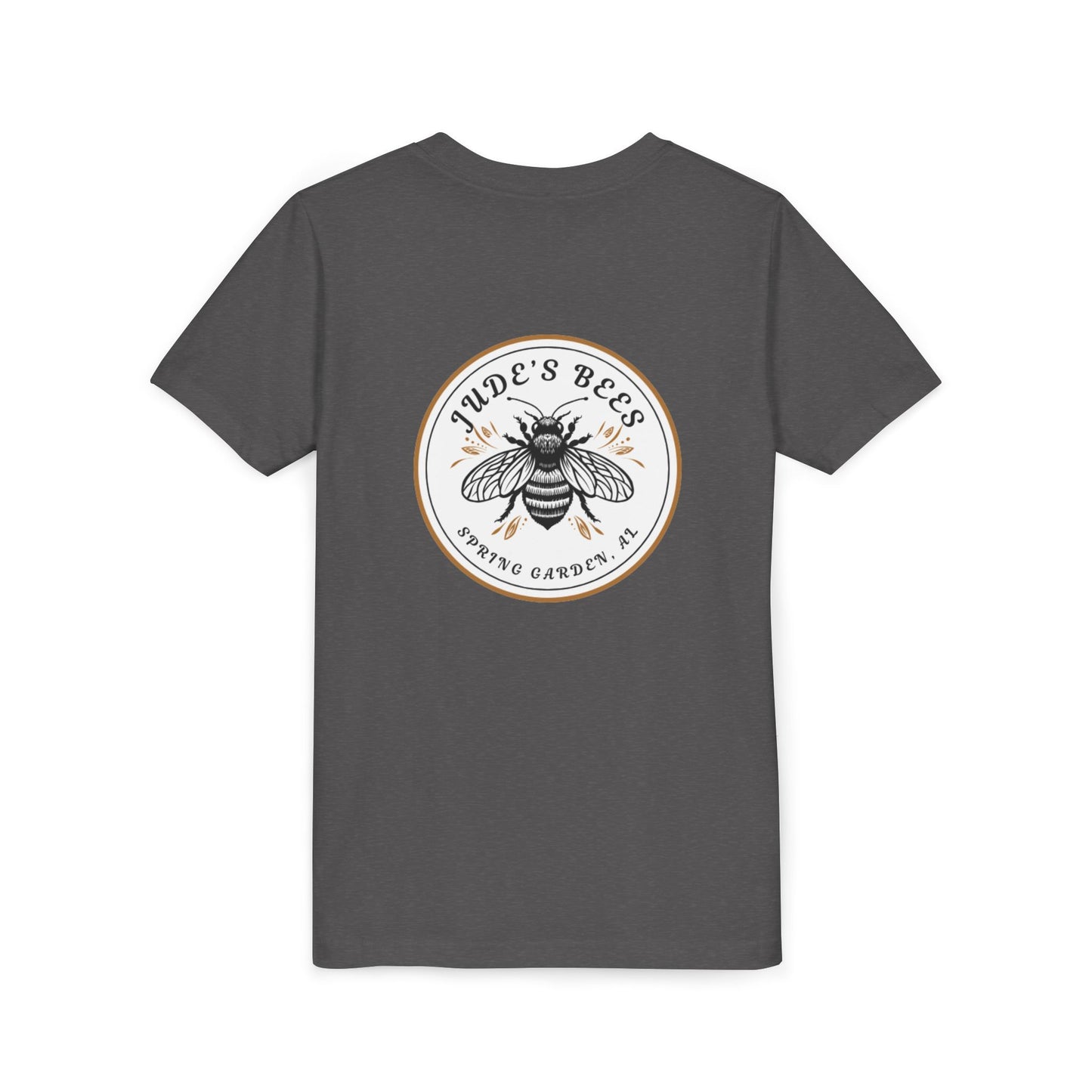 Jude's Bees Youth Bee Graphic Tee, Cute Kids Shirt, Insect Lover Gift, Summer Fashion, Trendy Playwear