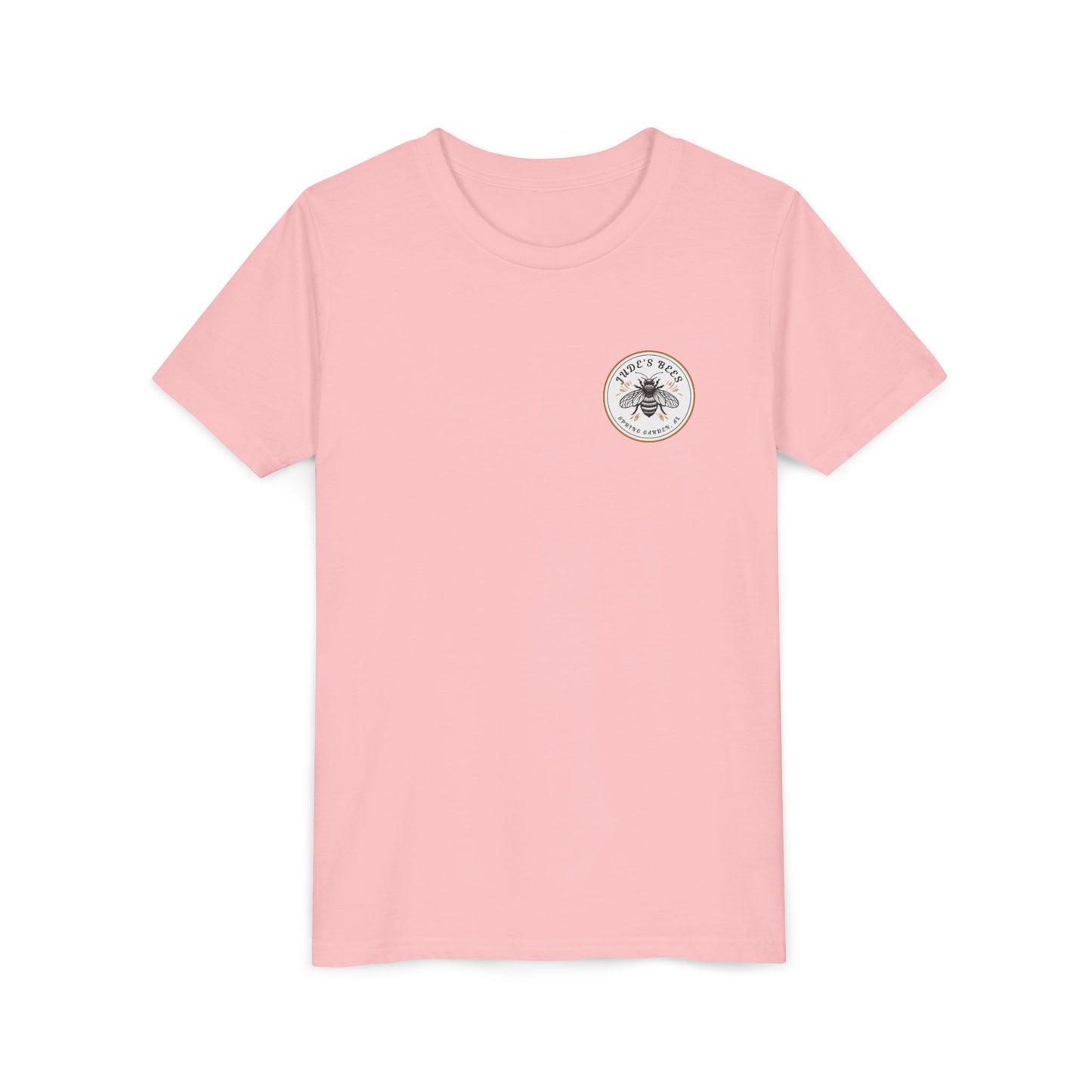 Jude's Bees Youth Bee Graphic Tee, Cute Kids Shirt, Insect Lover Gift, Summer Fashion, Trendy Playwear