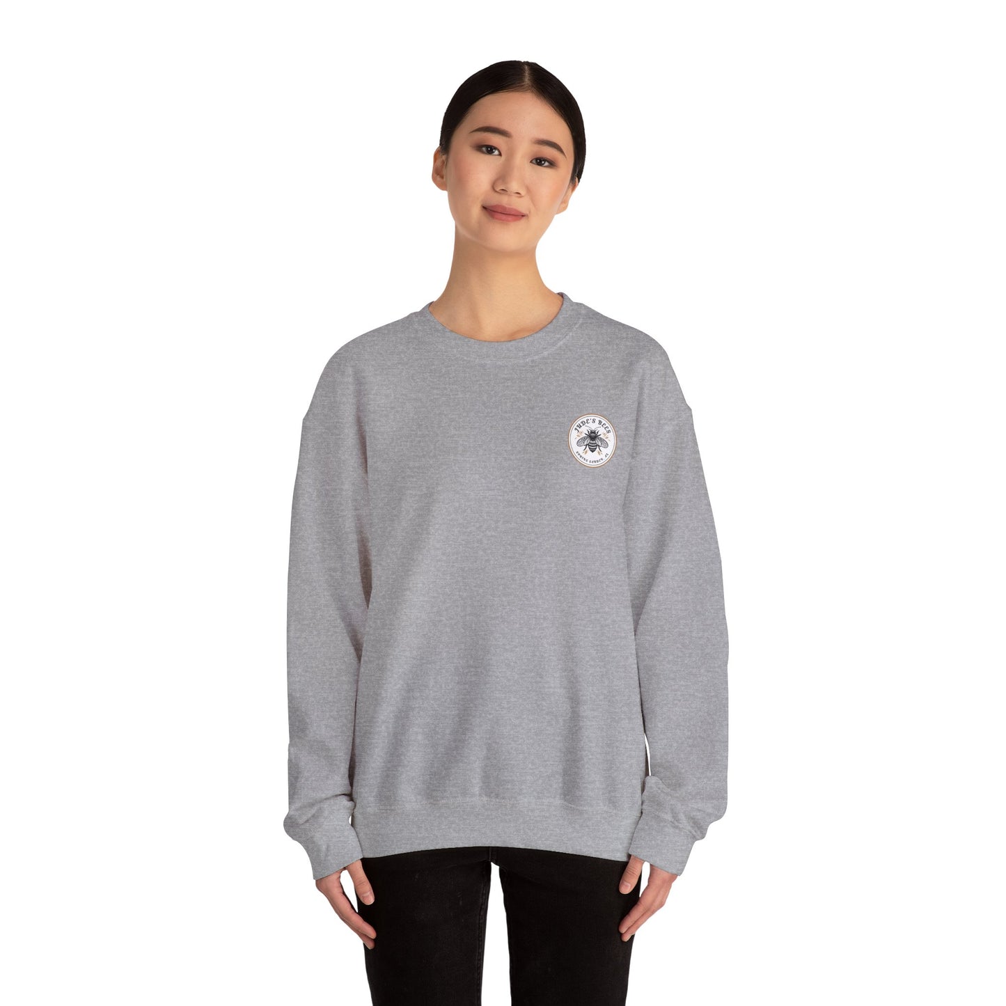 Jude's Bees -Inspired Unisex Crewneck Sweatshirt, Cozy Sweatshirt, Gift for Beekeepers, Cute Bee Design, Perfect for Fall