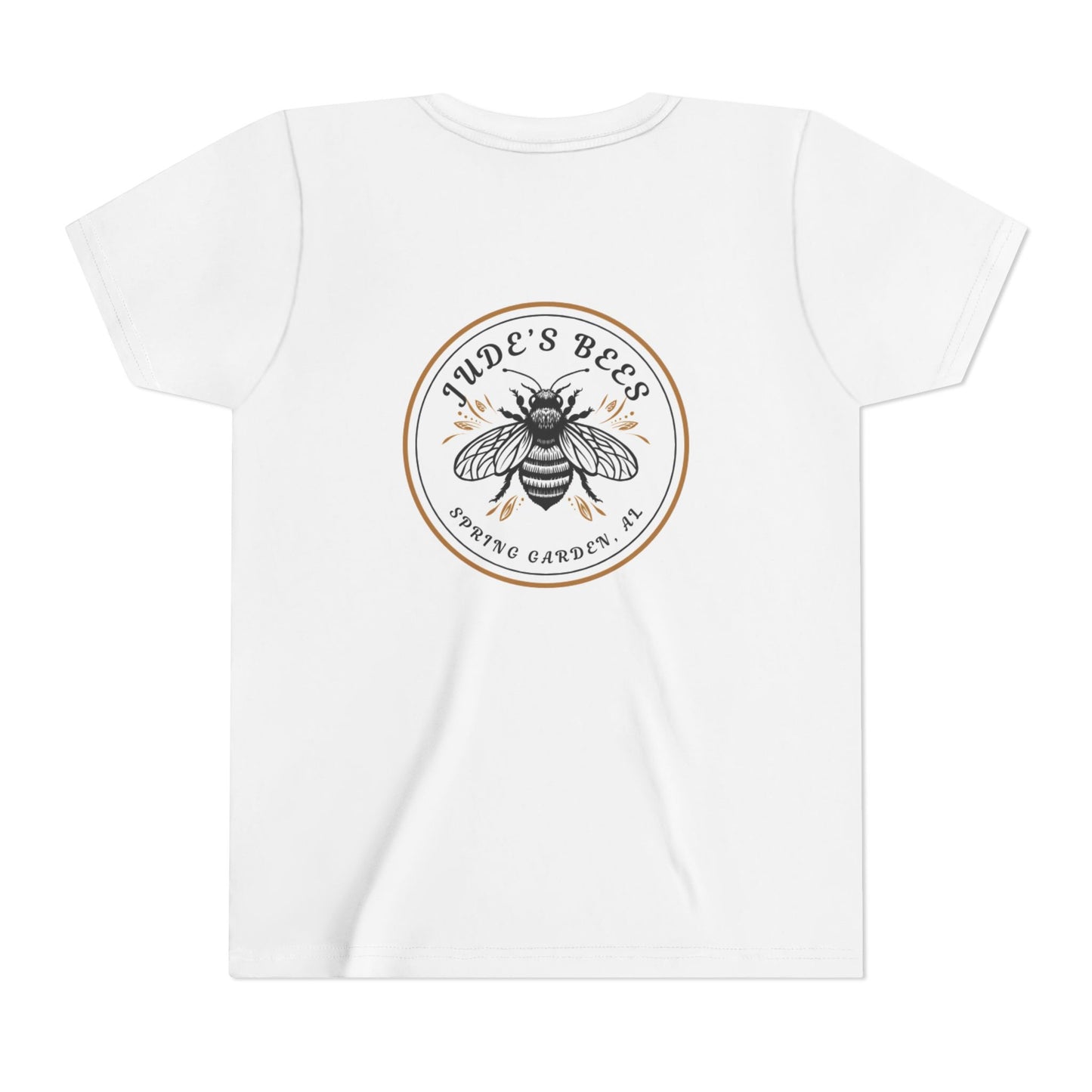 Jude's Bees Youth Bee Graphic Tee, Cute Kids Shirt, Insect Lover Gift, Summer Fashion, Trendy Playwear