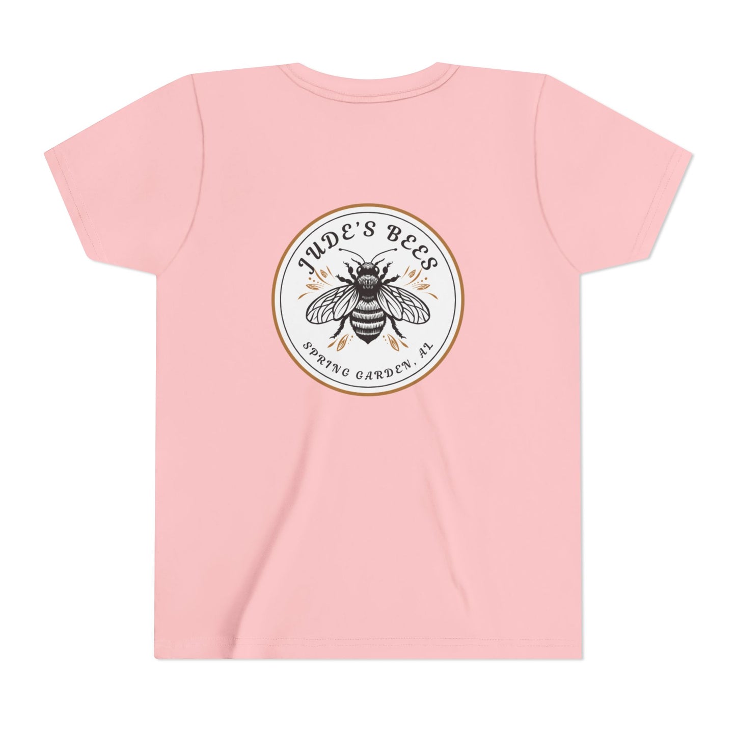 Jude's Bees Youth Bee Graphic Tee, Cute Kids Shirt, Insect Lover Gift, Summer Fashion, Trendy Playwear