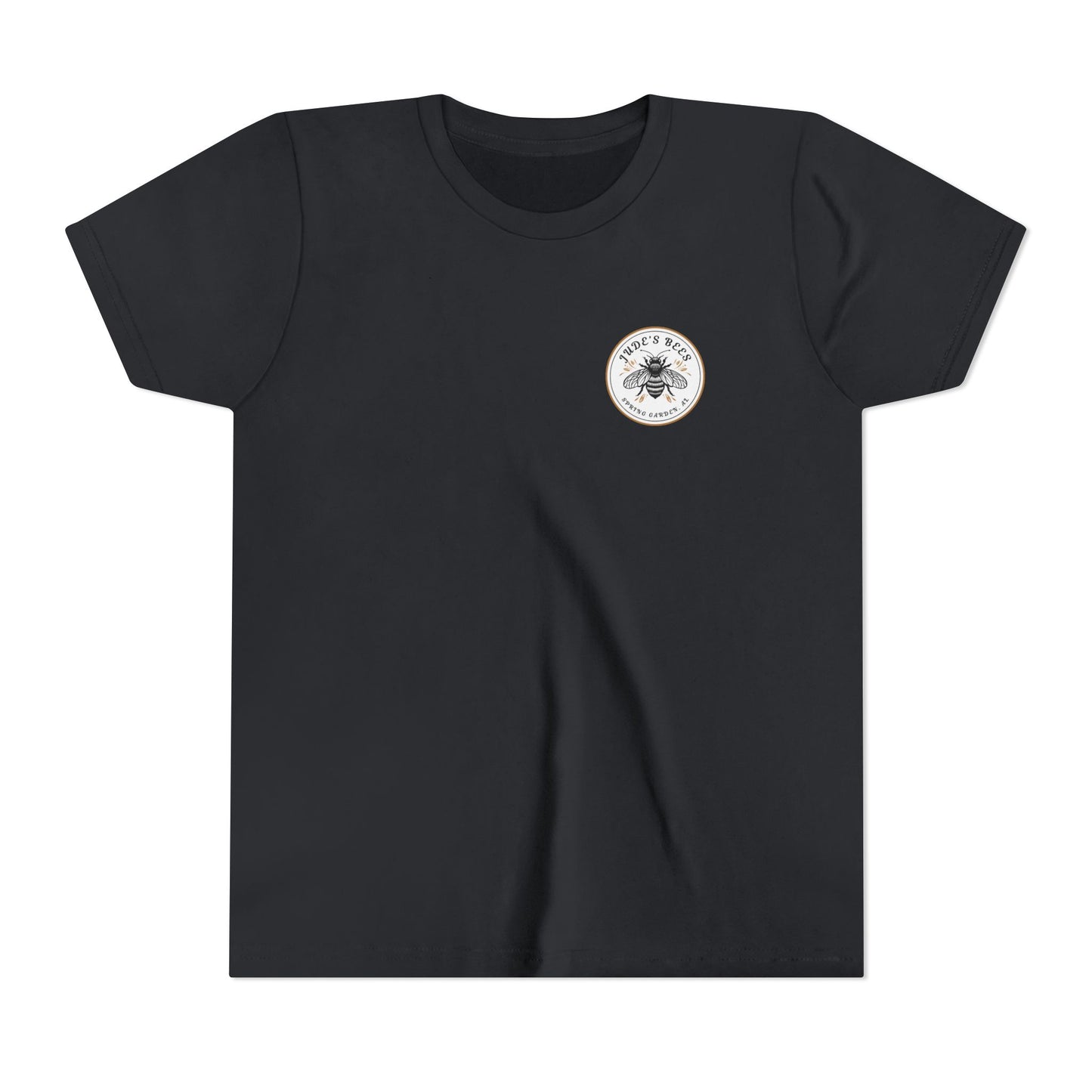 Jude's Bees Youth Bee Graphic Tee, Cute Kids Shirt, Insect Lover Gift, Summer Fashion, Trendy Playwear
