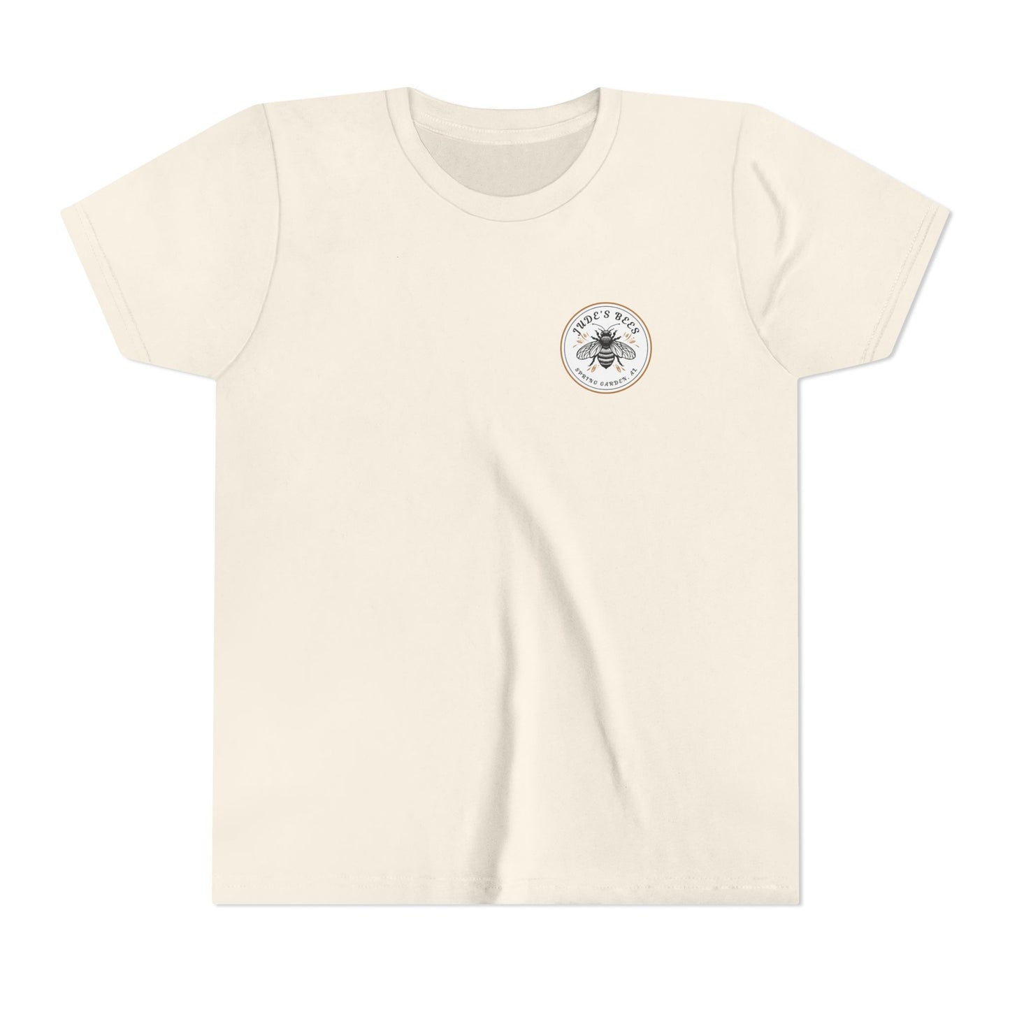 Jude's Bees Youth Bee Graphic Tee, Cute Kids Shirt, Insect Lover Gift, Summer Fashion, Trendy Playwear