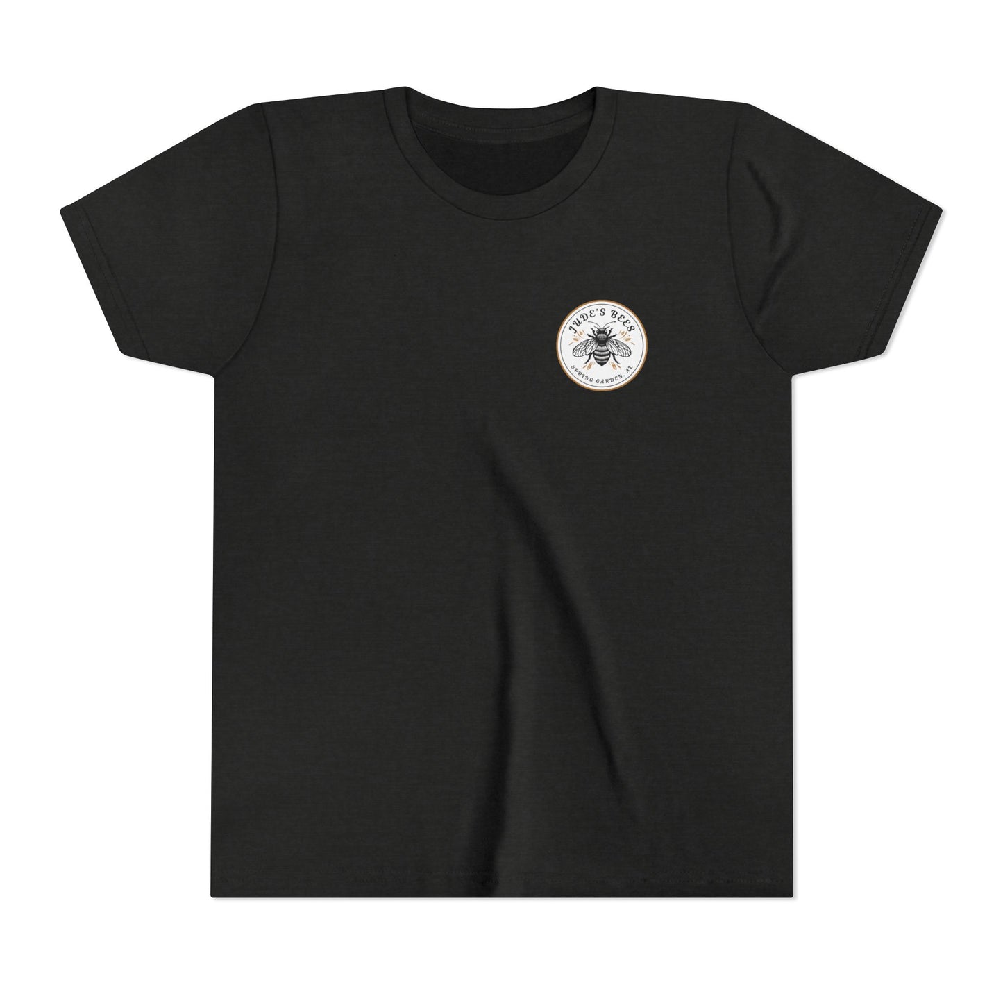 Jude's Bees Youth Bee Graphic Tee, Cute Kids Shirt, Insect Lover Gift, Summer Fashion, Trendy Playwear