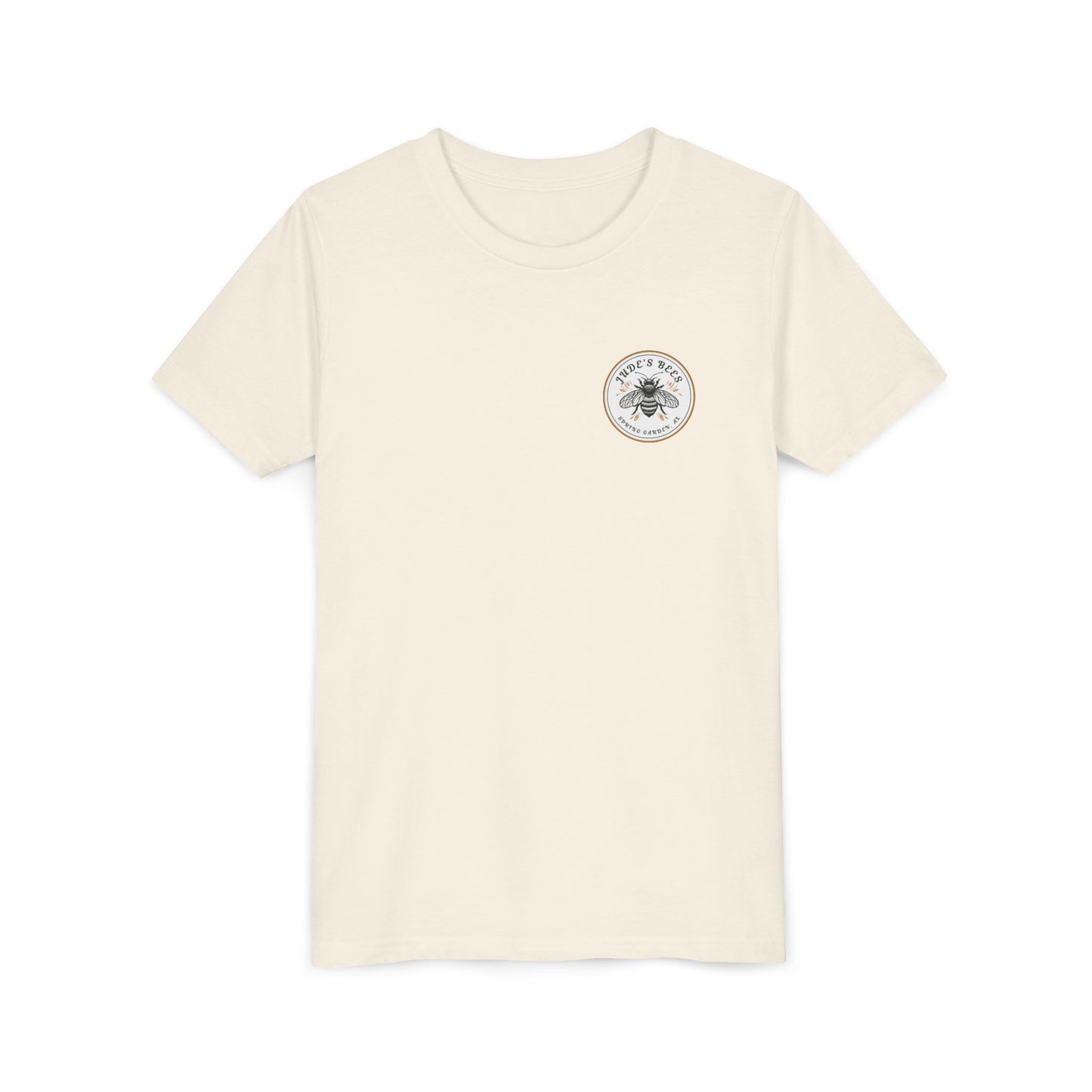 Jude's Bees Youth Bee Graphic Tee, Cute Kids Shirt, Insect Lover Gift, Summer Fashion, Trendy Playwear