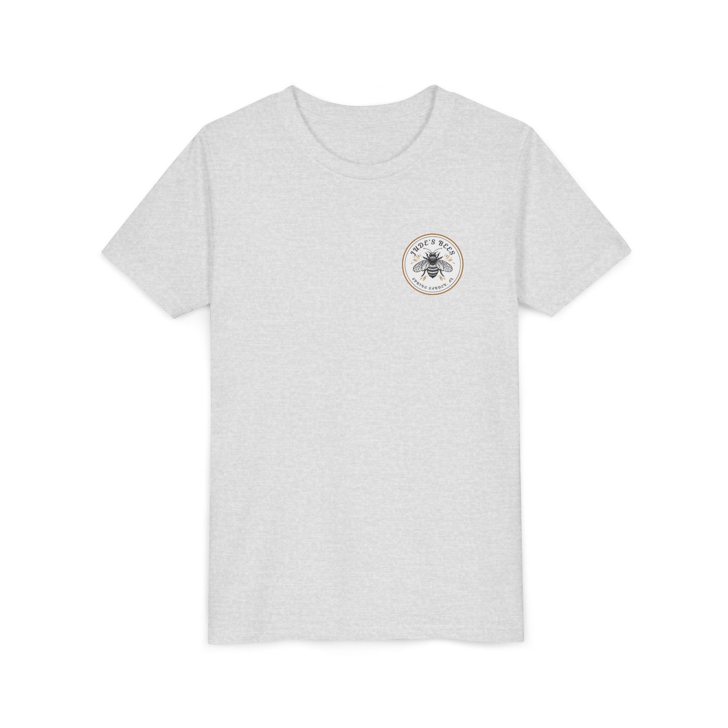Jude's Bees Youth Bee Graphic Tee, Cute Kids Shirt, Insect Lover Gift, Summer Fashion, Trendy Playwear