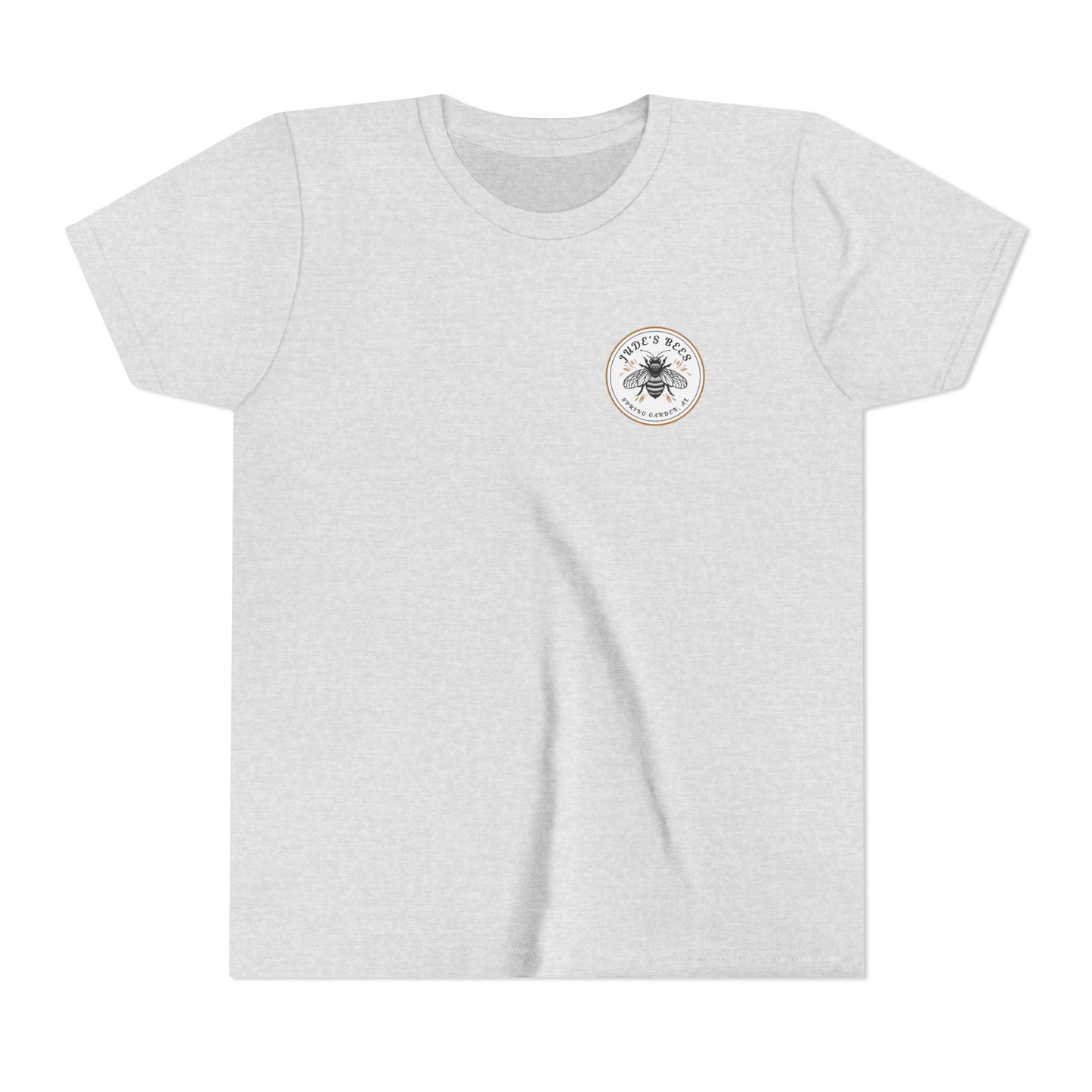 Jude's Bees Youth Bee Graphic Tee, Cute Kids Shirt, Insect Lover Gift, Summer Fashion, Trendy Playwear