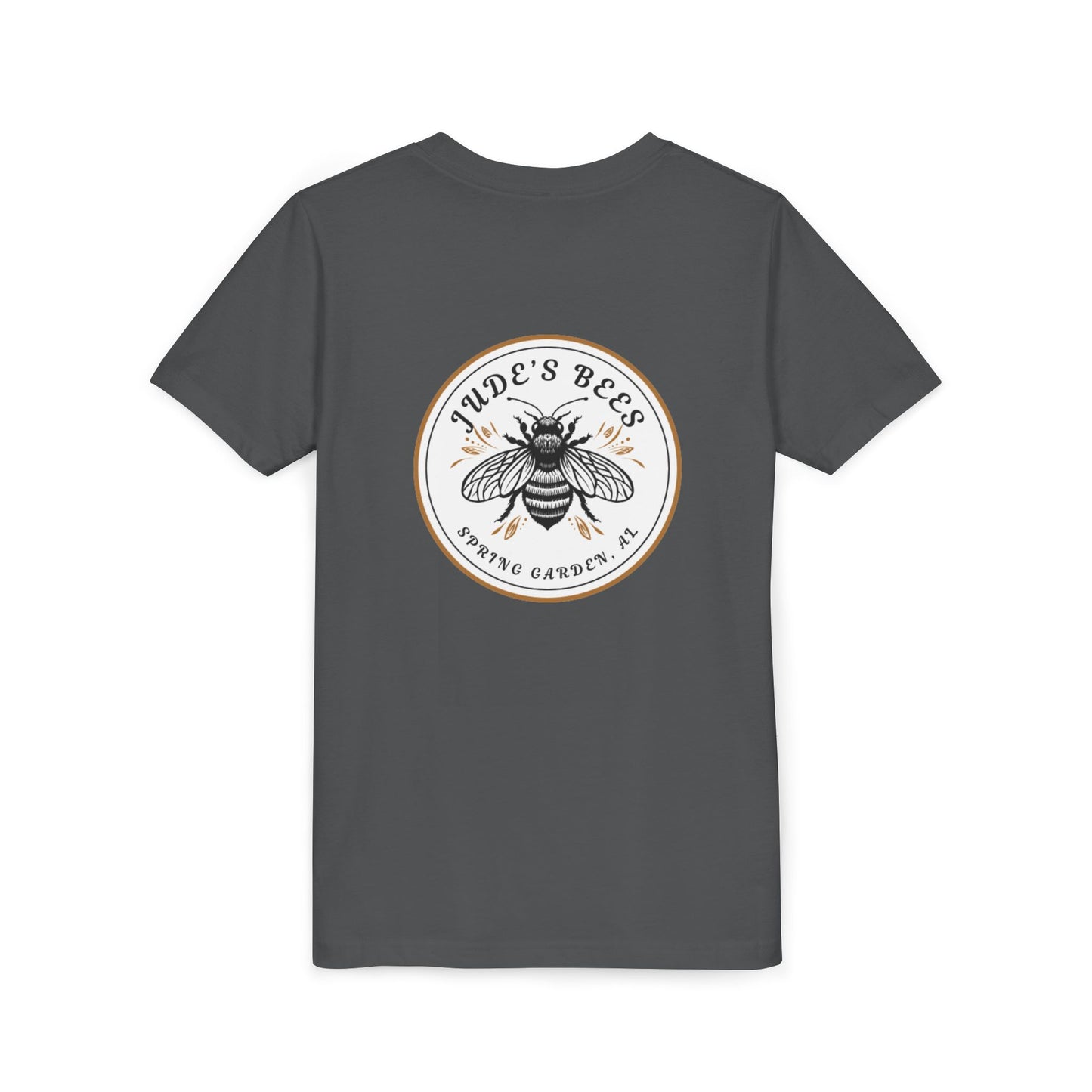 Jude's Bees Youth Bee Graphic Tee, Cute Kids Shirt, Insect Lover Gift, Summer Fashion, Trendy Playwear