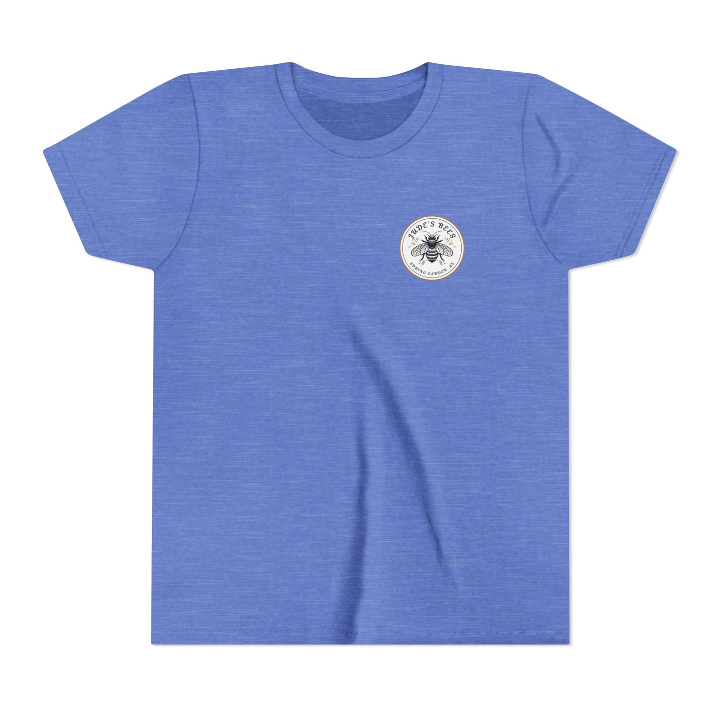 Jude's Bees Youth Bee Graphic Tee, Cute Kids Shirt, Insect Lover Gift, Summer Fashion, Trendy Playwear