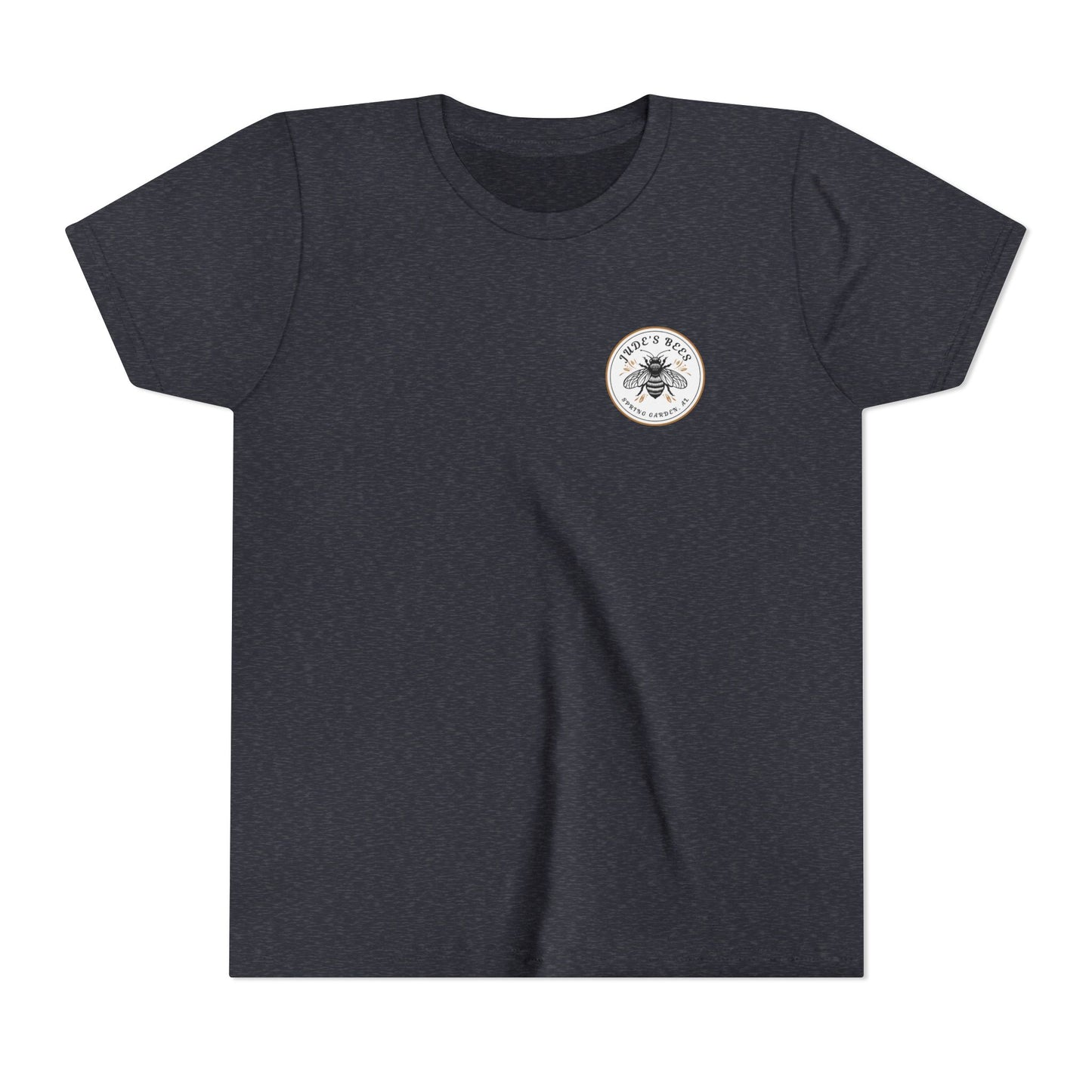 Jude's Bees Youth Bee Graphic Tee, Cute Kids Shirt, Insect Lover Gift, Summer Fashion, Trendy Playwear