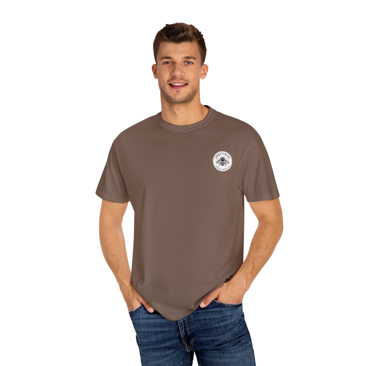 Jude's Bees is Buzzing with Style: Custom Unisex Bee T-Shirt for Nature Lovers, Gift for Gardeners, Summer Essential, Bee Enthusiast Tee, [...]