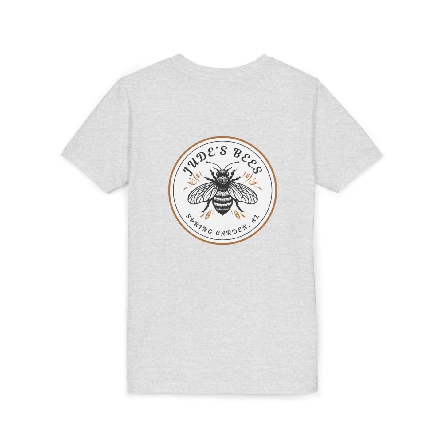 Jude's Bees Youth Bee Graphic Tee, Cute Kids Shirt, Insect Lover Gift, Summer Fashion, Trendy Playwear