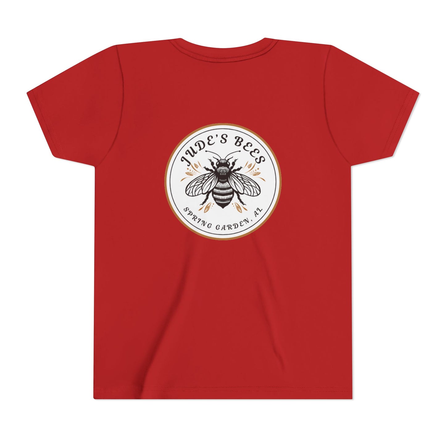 Jude's Bees Youth Bee Graphic Tee, Cute Kids Shirt, Insect Lover Gift, Summer Fashion, Trendy Playwear