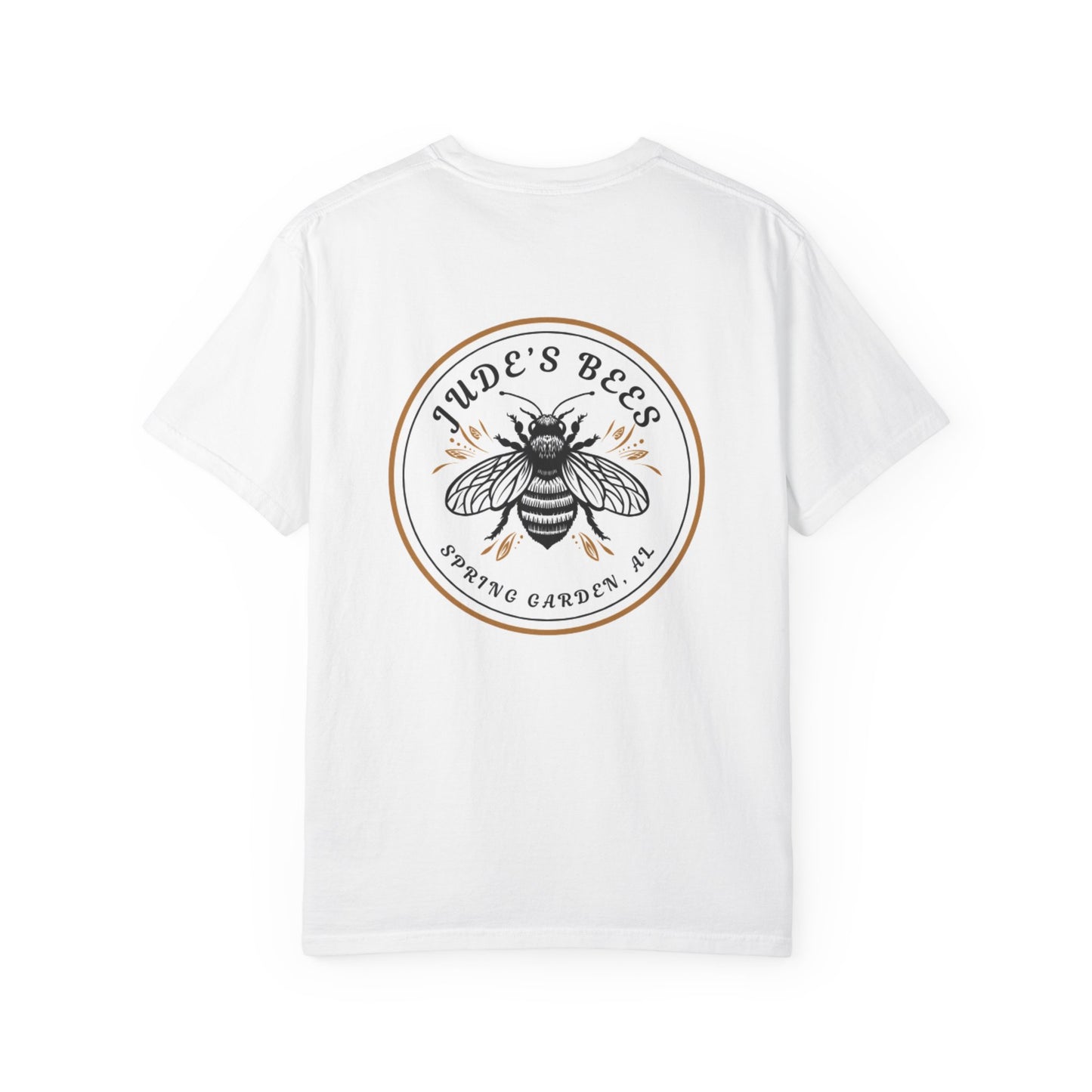Jude's Bees is Buzzing with Style: Custom Unisex Bee T-Shirt for Nature Lovers, Gift for Gardeners, Summer Essential, Bee Enthusiast Tee, [...]
