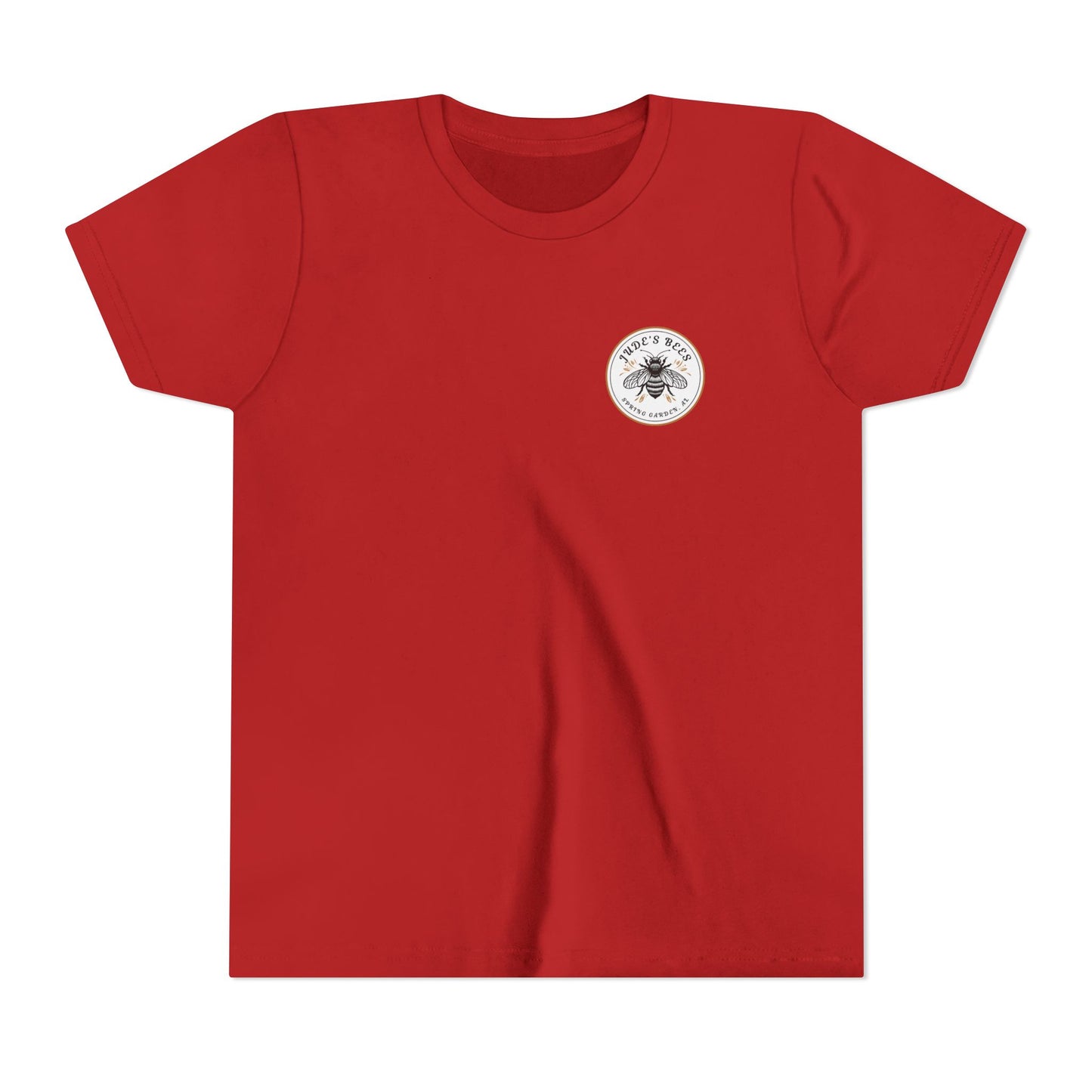 Jude's Bees Youth Bee Graphic Tee, Cute Kids Shirt, Insect Lover Gift, Summer Fashion, Trendy Playwear