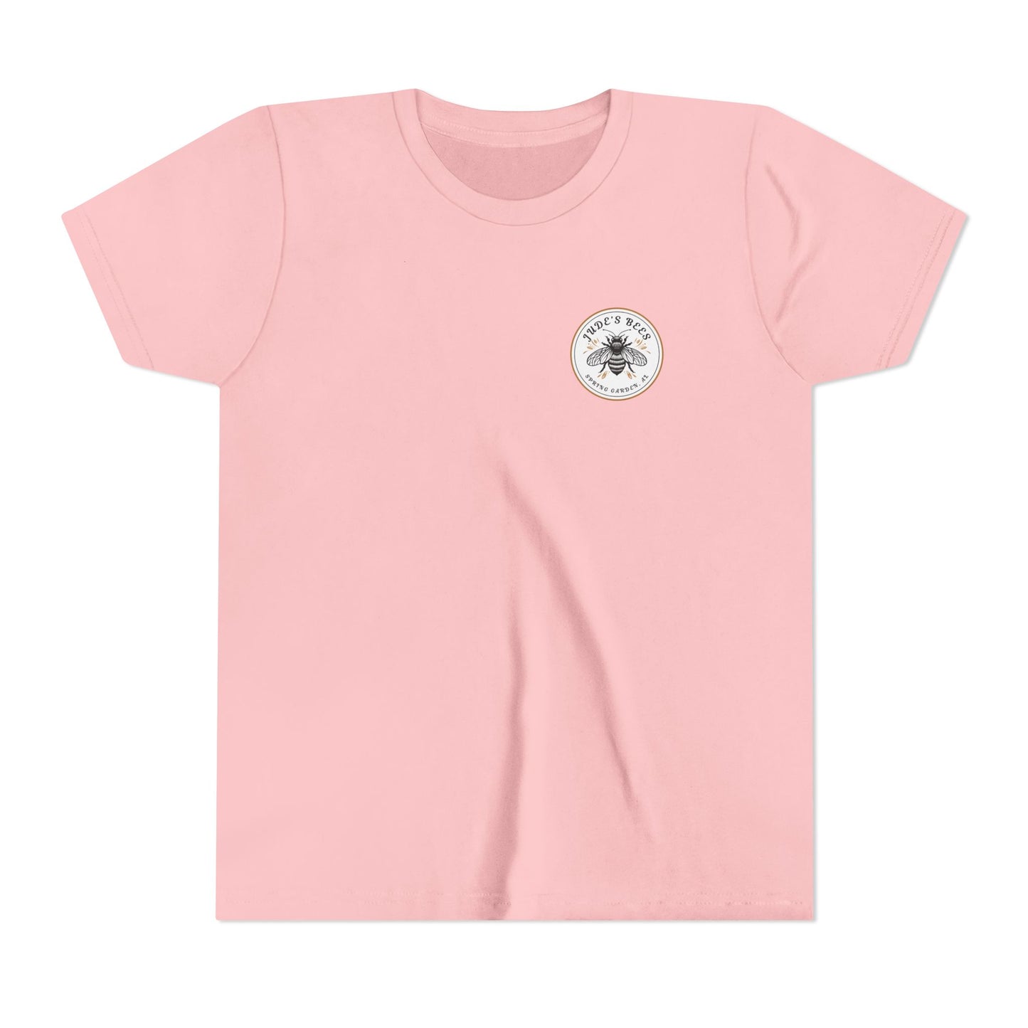 Jude's Bees Youth Bee Graphic Tee, Cute Kids Shirt, Insect Lover Gift, Summer Fashion, Trendy Playwear