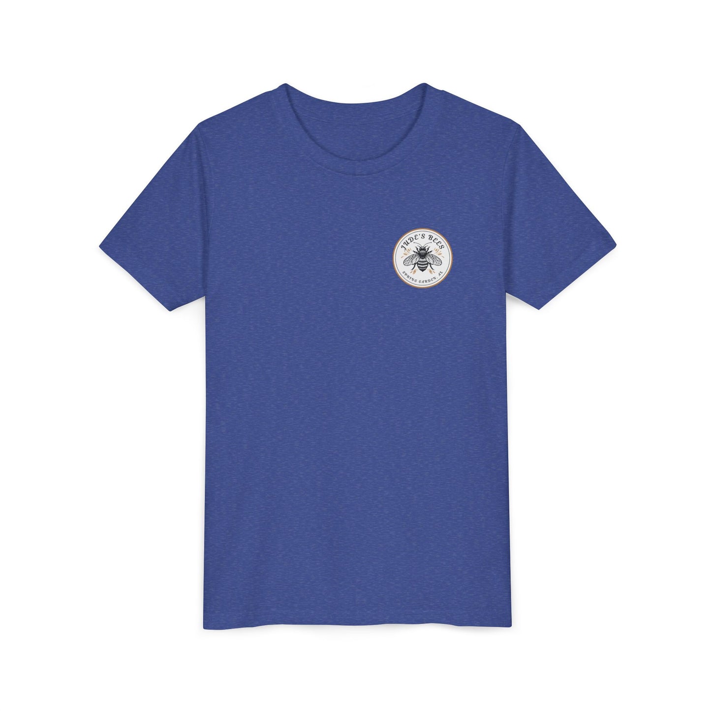 Jude's Bees Youth Bee Graphic Tee, Cute Kids Shirt, Insect Lover Gift, Summer Fashion, Trendy Playwear