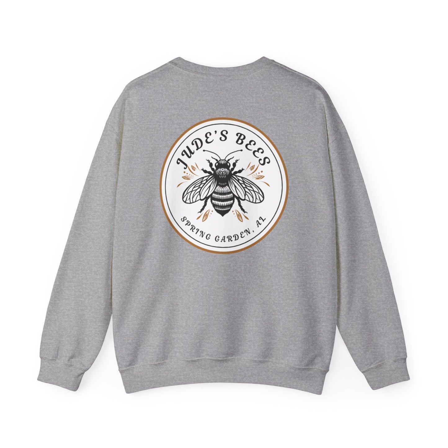 Jude's Bees -Inspired Unisex Crewneck Sweatshirt, Cozy Sweatshirt, Gift for Beekeepers, Cute Bee Design, Perfect for Fall