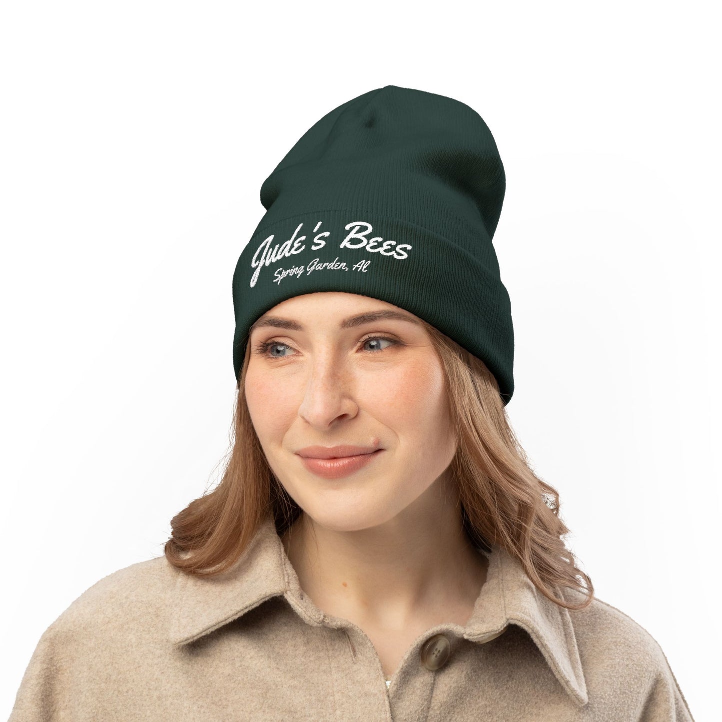 Jude's Bees Embroidery, Custom Winter Hat, Cozy Headwear, Perfect Birthday Gift, Winter Accessory, Bee [...]