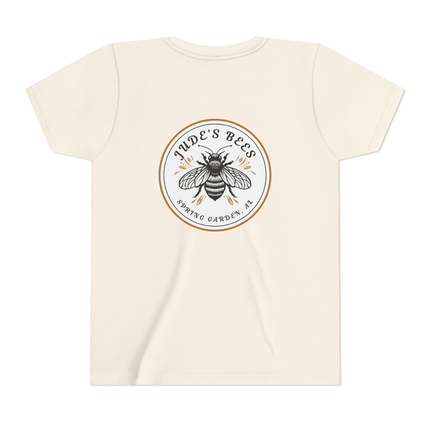 Jude's Bees Youth Bee Graphic Tee, Cute Kids Shirt, Insect Lover Gift, Summer Fashion, Trendy Playwear