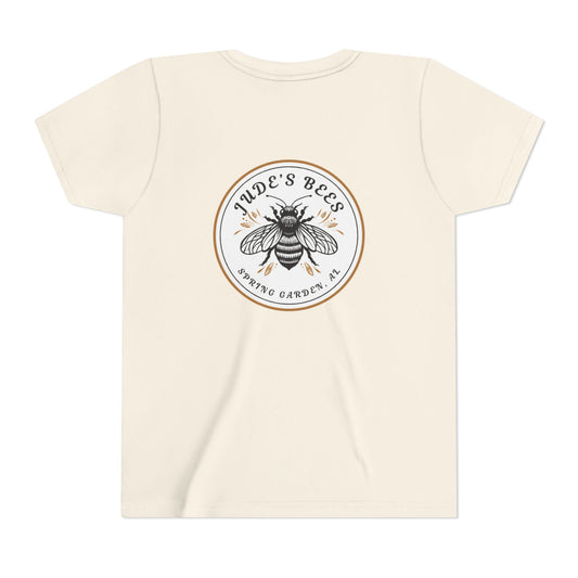 Jude's Bees Youth Bee Graphic Tee, Cute Kids Shirt, Insect Lover Gift, Summer Fashion, Trendy Playwear