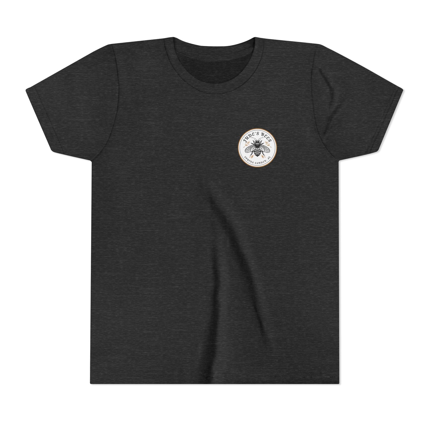 Jude's Bees Youth Bee Graphic Tee, Cute Kids Shirt, Insect Lover Gift, Summer Fashion, Trendy Playwear