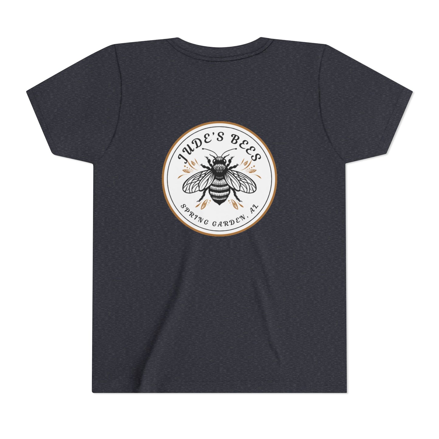 Jude's Bees Youth Bee Graphic Tee, Cute Kids Shirt, Insect Lover Gift, Summer Fashion, Trendy Playwear