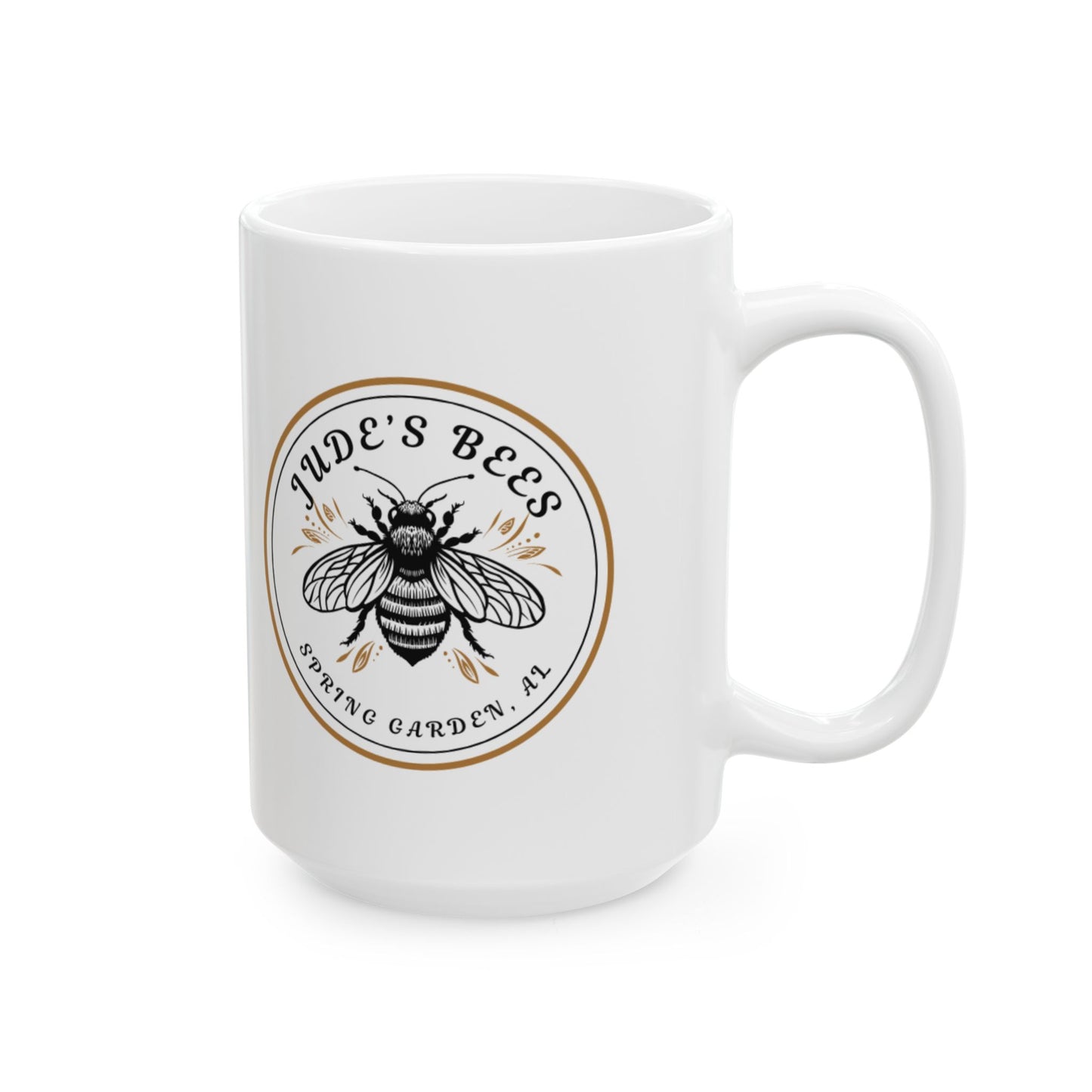 Jude's Bees Ceramic Mug - Perfect for Eco-Lovers, Gift for Nature Enthusiasts, Eco-Friendly Tea/Coffee Mug, Bee Themed Gift, 11oz & [...]