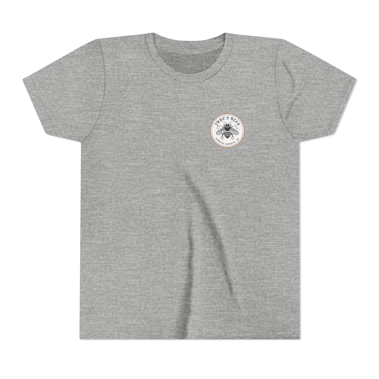 Jude's Bees Youth Bee Graphic Tee, Cute Kids Shirt, Insect Lover Gift, Summer Fashion, Trendy Playwear