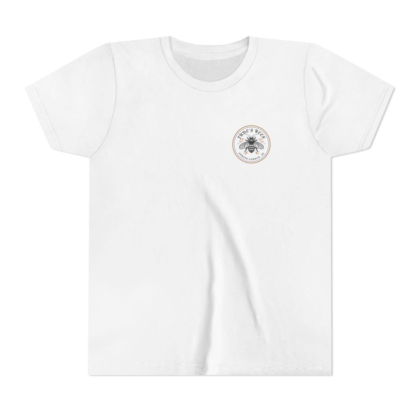 Jude's Bees Youth Bee Graphic Tee, Cute Kids Shirt, Insect Lover Gift, Summer Fashion, Trendy Playwear