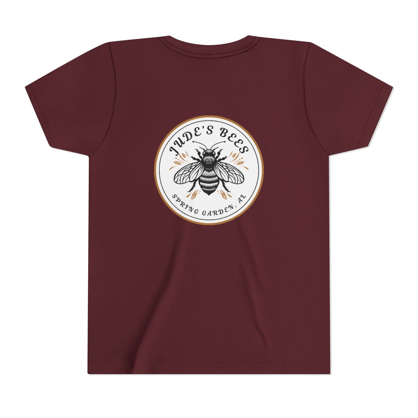 Jude's Bees Youth Bee Graphic Tee, Cute Kids Shirt, Insect Lover Gift, Summer Fashion, Trendy Playwear