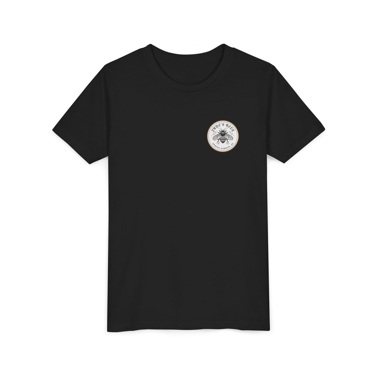 Jude's Bees Youth Bee Graphic Tee, Cute Kids Shirt, Insect Lover Gift, Summer Fashion, Trendy Playwear