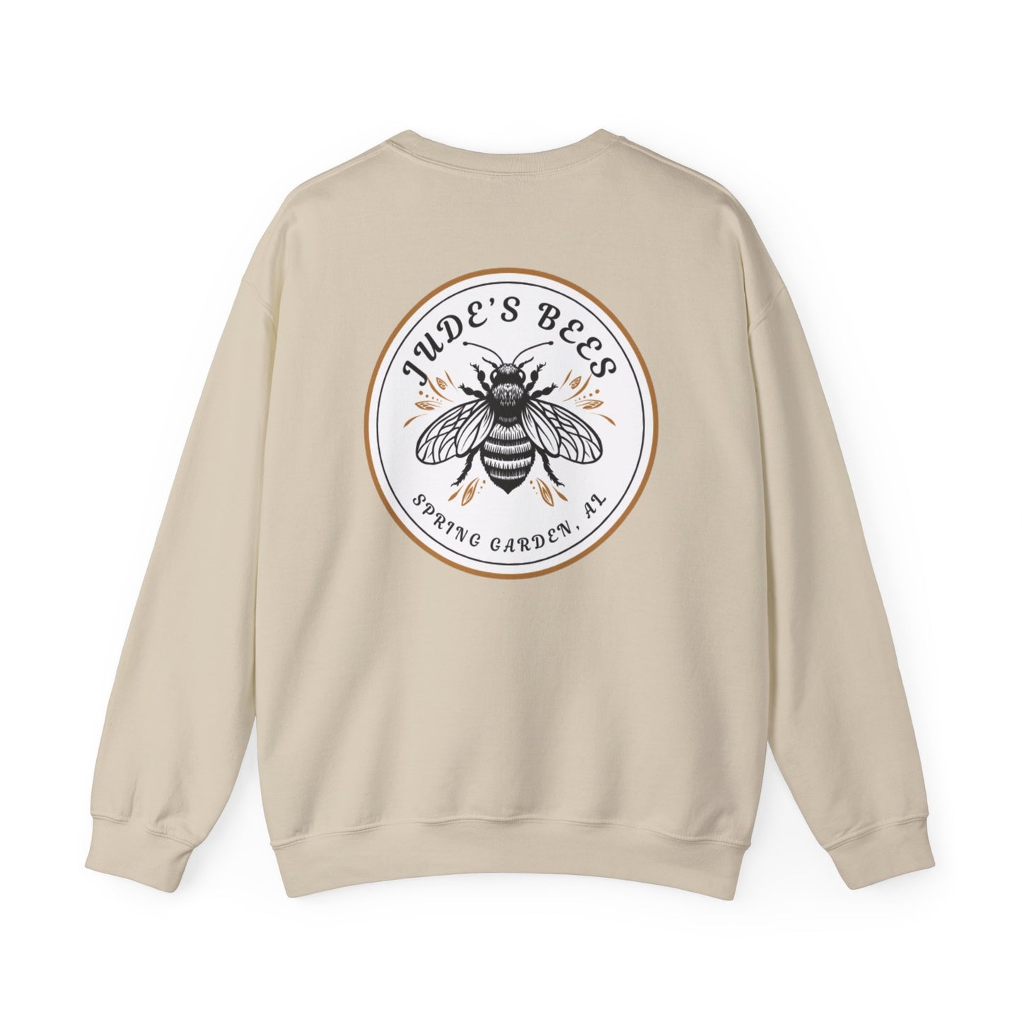 Jude's Bees -Inspired Unisex Crewneck Sweatshirt, Cozy Sweatshirt, Gift for Beekeepers, Cute Bee Design, Perfect for Fall