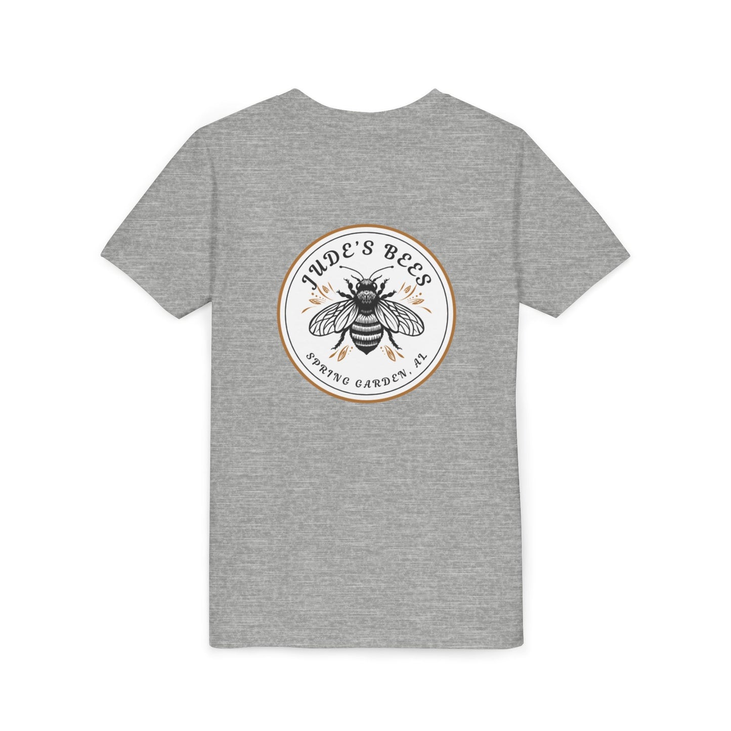 Jude's Bees Youth Bee Graphic Tee, Cute Kids Shirt, Insect Lover Gift, Summer Fashion, Trendy Playwear