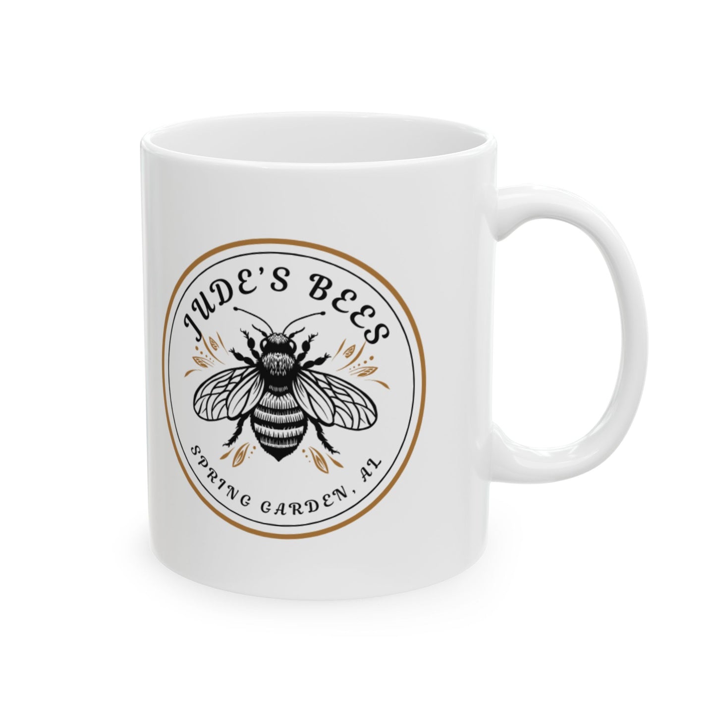 Jude's Bees Ceramic Mug - Perfect for Eco-Lovers, Gift for Nature Enthusiasts, Eco-Friendly Tea/Coffee Mug, Bee Themed Gift, 11oz & [...]